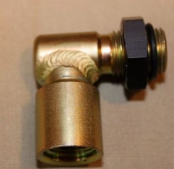 Enderle AN8 Bulkhead Male-Female 90 Degree Aluminu